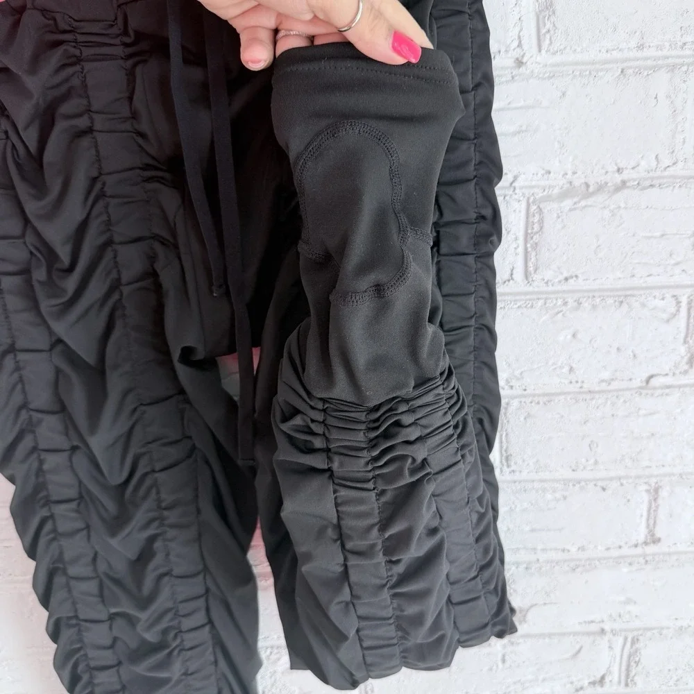Agogie‎ Women's Petite Medium 40+ Wearable Resistance Pants Black Workout Gear